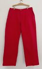 Vintage 1990s POLO Ralph Lauren Men Chino Pants 38 W x 28.5 L Red Cotton