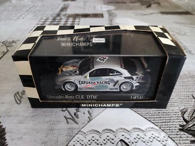 modellino Mercedes Benz CLK Coupè 2003 Minichamps 1:43 Auto Sport Corsa Die-cast - Immagine 1 di 2