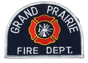 GRAND PRAIRIE TEXAS TX Fire Patch EMS Rettung öffentliche Sicherheit MONTAGE AUF RÜCKSEITE - Bild 1 von 1