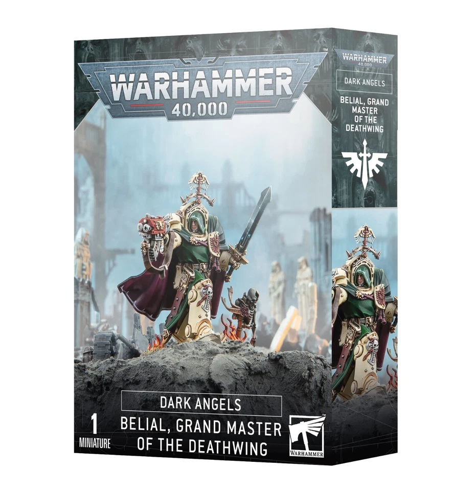 Warhammer 40k Dark Angels Belial Grand Master of the Deathwing NEW in Box - Image 1 of 1