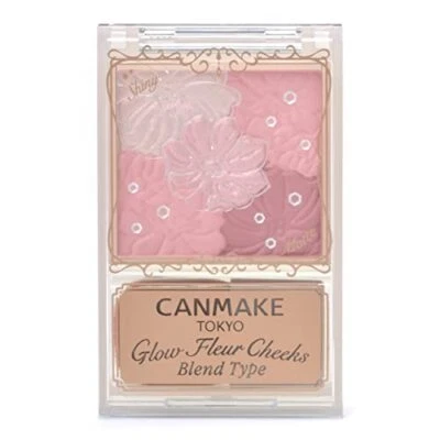 CANMAKE Glow Fleur Cheeks (Blend Type) B02 Rose Ballerina Cheek Sheer Matte - Image 1 of 3