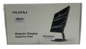 KU XIU Magnetic Charging Stand for ipad 13” Pro Gray Foldable Adjustable Angle - Afbeelding 1 van 6