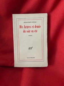 DURAS (Marguerite) - Dix heures et demie du soir en été, roman. NRF, 1960. - Picture 1 of 4