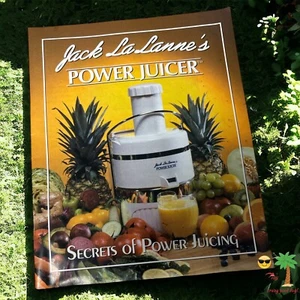 Jack LaLanne's Power Juicer OPERATING Manual, Recipe Book & Secrets of Juicing - Picture 1 of 4