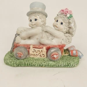 Dreamsicles by Kristin “Just Married” #10535 Couple in a red wagon BFK29 - Picture 1 of 18