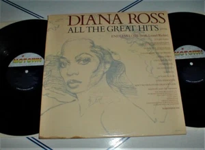 DIANA ROSS 1981 "All The Great Hits" 2-LP w Touch Me In The Morning VG++/NM - Picture 1 of 2