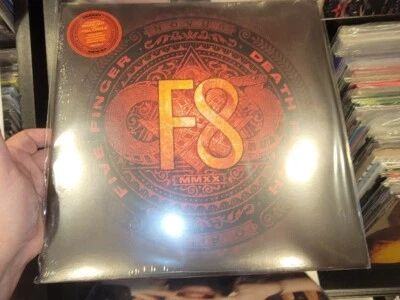 Five Finger Death Punch - F8 - 2-LP Gatefold Red/ Orange Crackle Vinyl (New) Foto 1 de 2