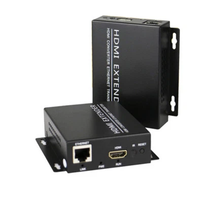 HDMI Extender Transmitter Receiver over Ethernet Network cable Cat5e/Cat6 120M - Image 1 of 4