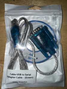 USB to RS232 Serial Port 9 Pin Male Port Converter Adapter NEW -.- - Picture 1 of 5