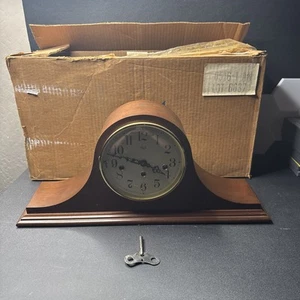Sligh Mantle Clock Franz Hermle Movement Stanton Model # 0516 - 1-An Oak Cabinet - Picture 1 of 11