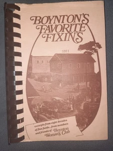 Boynton's Favorite Fixin's Cookbook 1st Printing 1986 Cookbook Florida - Picture 1 of 8