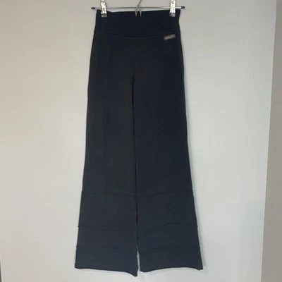 Pantalones Matilda Jane Finn para mujer talla S desteñidos negros algodón elástico pierna en capas DEFECTUOSOS Foto 1 de 4