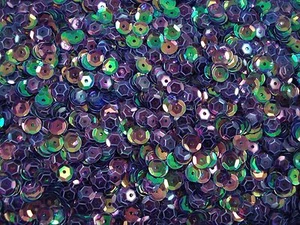 Taza Lentejuelas 6mm Púrpura Oscuro Transparente AB 20g Disfraces de Baile Brillante - Imagen 1 de 1