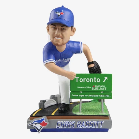 Chris Bassitt Toronto Blue Jays Next Stop Bobblehead BRAND NEW ORIG FOCO BOX NIB Cover