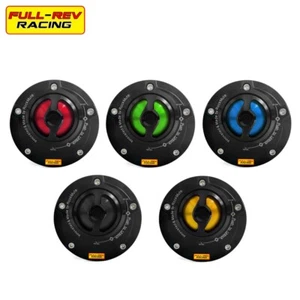 FULL-REV For YAMAHA YZF-R6 R6 2003-2023 Fuel Tank Cap Gas Cover(A-Press Style) - Picture 1 of 11