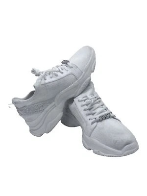 RARO tênis feminino Juicy Couture 11 J-Abalone branco com joias - Imagem 1 de 4