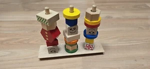 TOP Stapelspiel Lernspiel Stapelturm Baby Spielzeug Motorikspiel Kleinkind Spiel - Bild 1 von 4