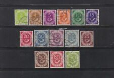 Gestempelte Briefmarken aus der BRD (1948-1954) mit Posthorn