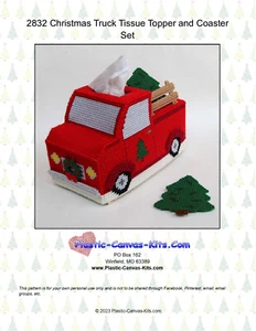Juego de tapa y montaña rusa de tela para camión de Navidad - patrón o kit de lona de plástico - Imagen 1 de 1