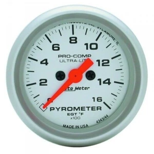 Auto Meter 4344 Ultra-lite Pyrometer Gauge 0-1600 F - Picture 1 of 1