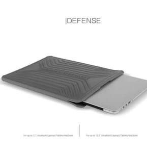 Voyage Sleeve 13,3 Zoll wasserdichte magnetische Laptophülle mit TPU-Rahmen schwarz, grau - Bild 1 von 31