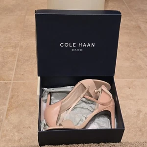 Cole Haan Hellen Nude 3.5" Heel Sandal size 7.5 - Picture 1 of 4