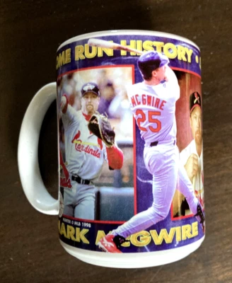 Mark McGwire Home Run кофейная чашка 8 сентября 1998 г. St Louis Cardinals ОТЛИЧНОЕ СОСТОЯНИЕ - Изображение 1 из 4