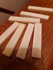 2 Pcs. Blank Bone Nut For Guitar And Uke Models Bleached (unbleached  Available)