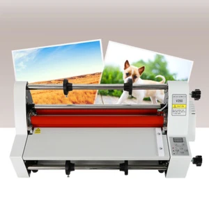 V350 13"Hot & Cold Roll Laminator Dual Sided Film Laminating Machine 700W - Picture 1 of 8