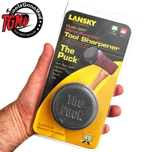 GENUINE Authentic Lansky Puck Dual Grit Multi-Purpose Blade Tool Sharpener - Picture 1 of 3