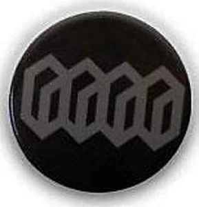 NINE INCH NAILS 1-inch BADGE Button Pin Grey 3D Boxes on Black OFFICIAL MERCH - Picture 1 of 1