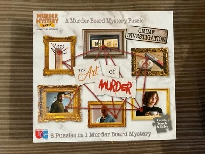 Estuche de fiesta de misterio de asesinato 2021 rompecabezas de tablero de asesinato El arte del asesinato Foto 1 de 3
