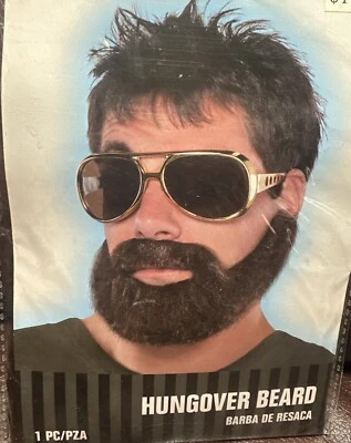 Resaca Barba y Bigote Marrón Vestido Elegante Juegos con disfraces Adulto Disfraz Accesorio Foto 1 de 3