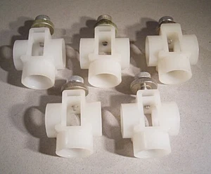 12 004 DDR Baukasten Polytronic Mechanik 3, 5 Stück Lagerböcke - Bild 1 von 1