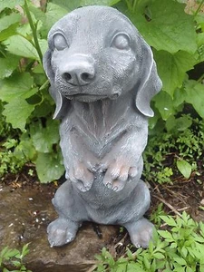 Latex dachshund dog mold Plaster Concrete rubber casting dog mould 10"H x 5"W - Picture 1 of 5