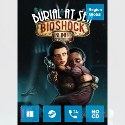 BioShock Infinite Burial at Sea Episode Two 2 DLC PC Game Steam Key Region Free - Image 1 of 4