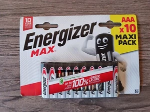 Pack de 10 piles alcaline AAA Energizer Max