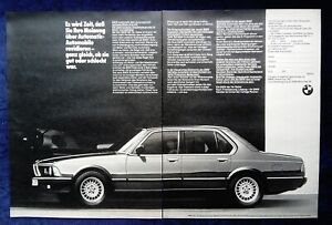 BMW 7er E 23,  originale Werbung aus 1983  Modelle: 732i, 735i, 745i  Großformat