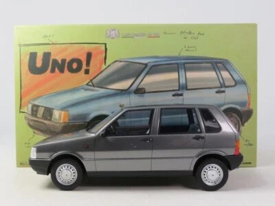 Laudoracing Fiat Uno 55S grigio met. 1983 1/18 LM182B - Immagine 1 di 4