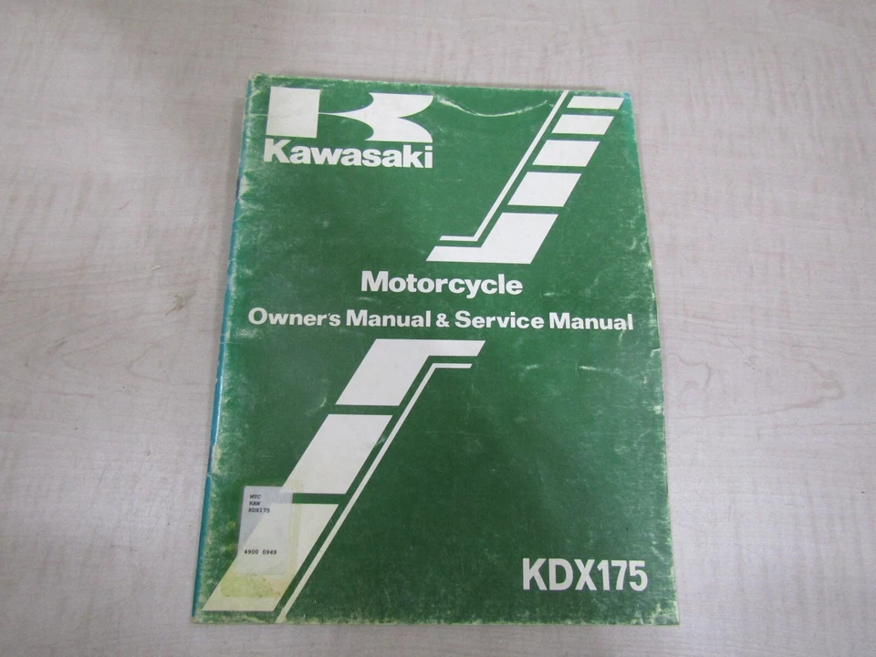 MANUAL DE SERVICIO DE MOTO KAWASAKI KDX175 Foto 1 de 1