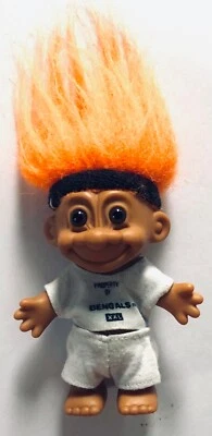 Muñeca Russ Trolls 1991 vintage equipo NFL Bengals buena suerte troll Foto 1 de 4