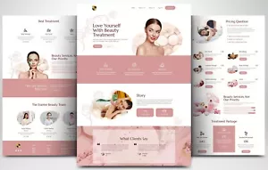 SITIO WEB PROFESIONAL PERSONALIZADO PARA COSMÉTICOS DE BELLEZA MARCAS BIENESTAR WORDPRESS - Imagen 1 de 9