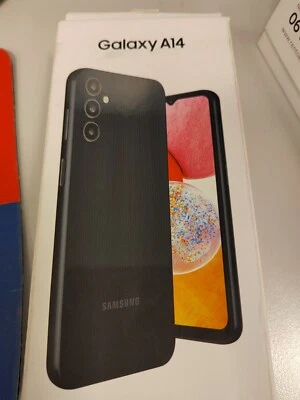 SAMSUNG NEW GALAXY A14 4G DUAL SIM SM-A14 DS 64GB RAM 4GB NERO ITALIA BRAND - Immagine 1 di 4