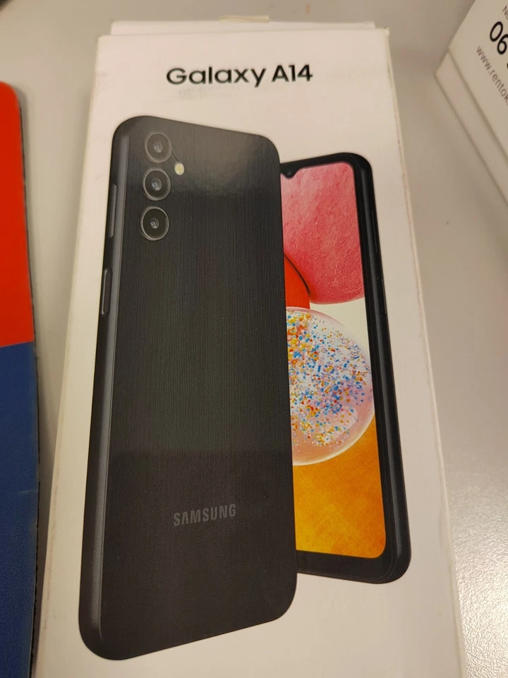 SAMSUNG NEW GALAXY A14 4G DUAL SIM SM-A14 DS 64GB RAM 4GB NERO ITALIA BRAND - Immagine 1 di 4