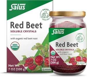 Salus Red Beet Crystals - Organic Nutritional Mix-In Beet Juice Drink Superfood - Picture 1 of 8