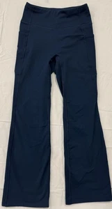 Pantalones de yoga para mujer Ewedoos azules - talla mediana Bolsillos laterales - Leggings acampanados de lana - Imagen 1 de 11