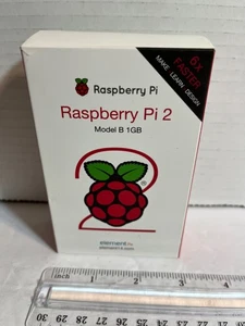 Raspberry Pi 2 Model B 1GB 4 USB Ports 900MHz Quad Core ARM Cortex A7 Processor - Picture 1 of 4