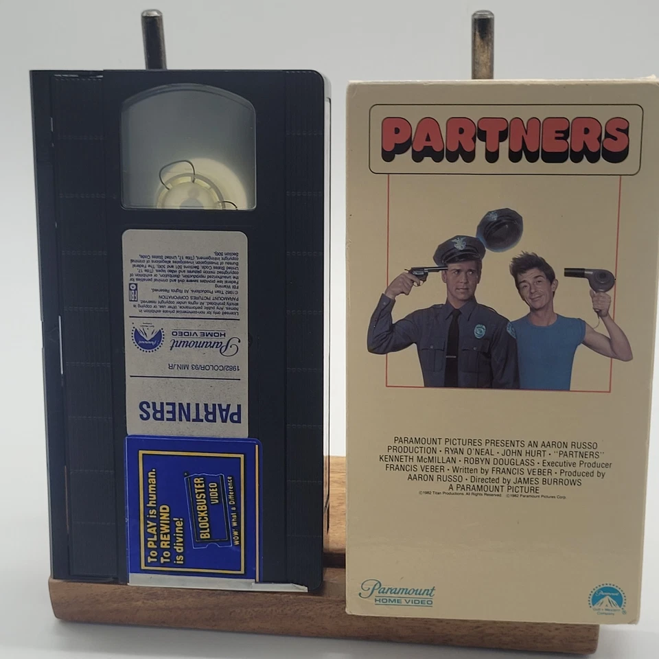 Partners Ryan O'Neal VHS VCR Tape  - Imagem 1 de 4