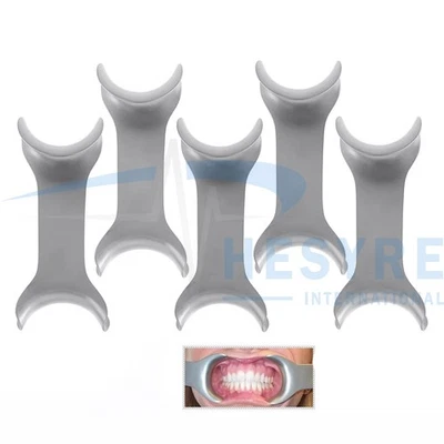 Abridor bucal dental intraoral de 5 piezas retractores labio lengua mejillas doble extremo Foto 1 de 4