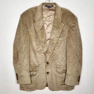 Blazer Chaqueta Abrigo Deportivo Lands End De Colección Hombres 42R Pana Codo Parche Academia - Imagen 1 de 12